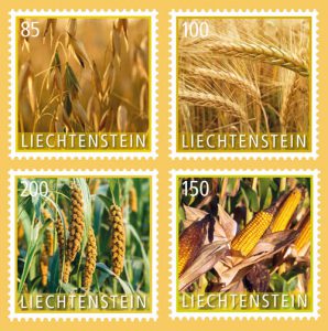 Getreide auf Briefmarken