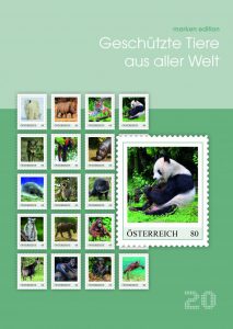 „Geschützte Tiere aus aller Welt" (© Österreichische Post)